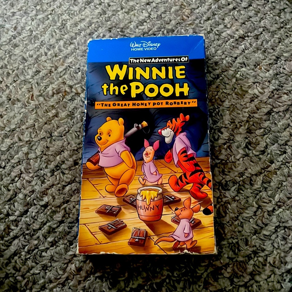 Winnie The Pooh The Great Honey Pot Robbery VHS